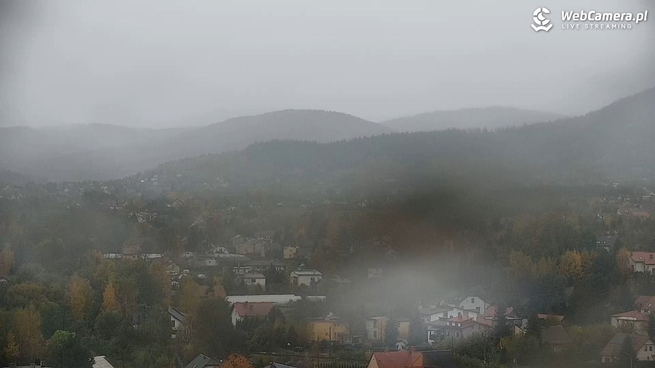 Andrychów - widok na Beskid Mały - 24 październik 2025, 08:10