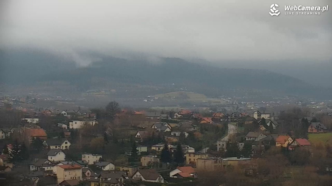 Andrychów - widok na Beskid Mały - 11 grudzień 2025, 15:00