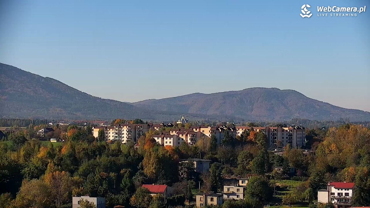 Andrychów - widok na Beskid Mały - 20 październik 2025, 11:08