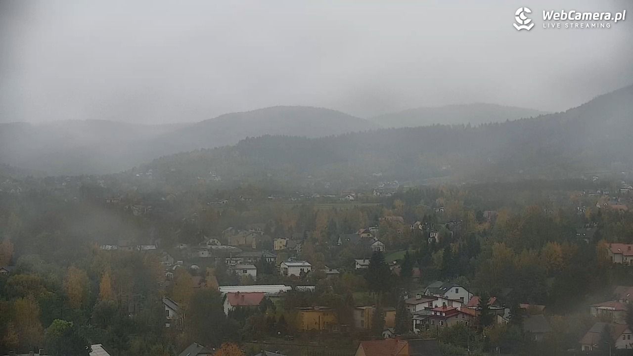 Andrychów - widok na Beskid Mały - 24 październik 2025, 08:15