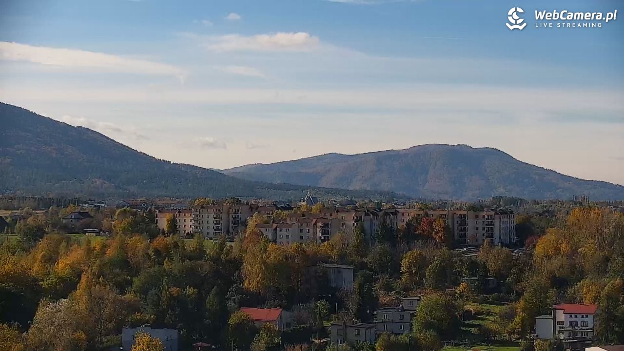 Andrychów - widok na Beskid Mały - 23 październik 2025, 12:37