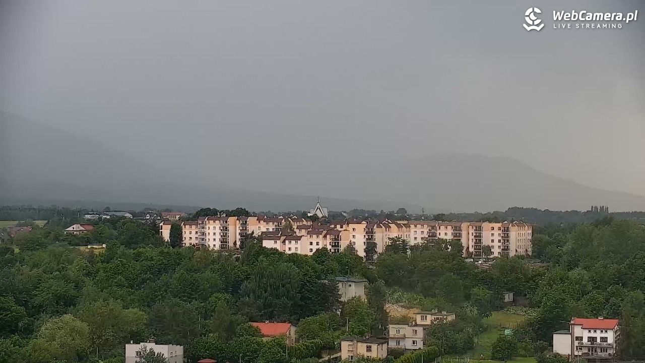 Andrychów - widok na Beskid Mały - 09 czerwiec 2026, 17:55