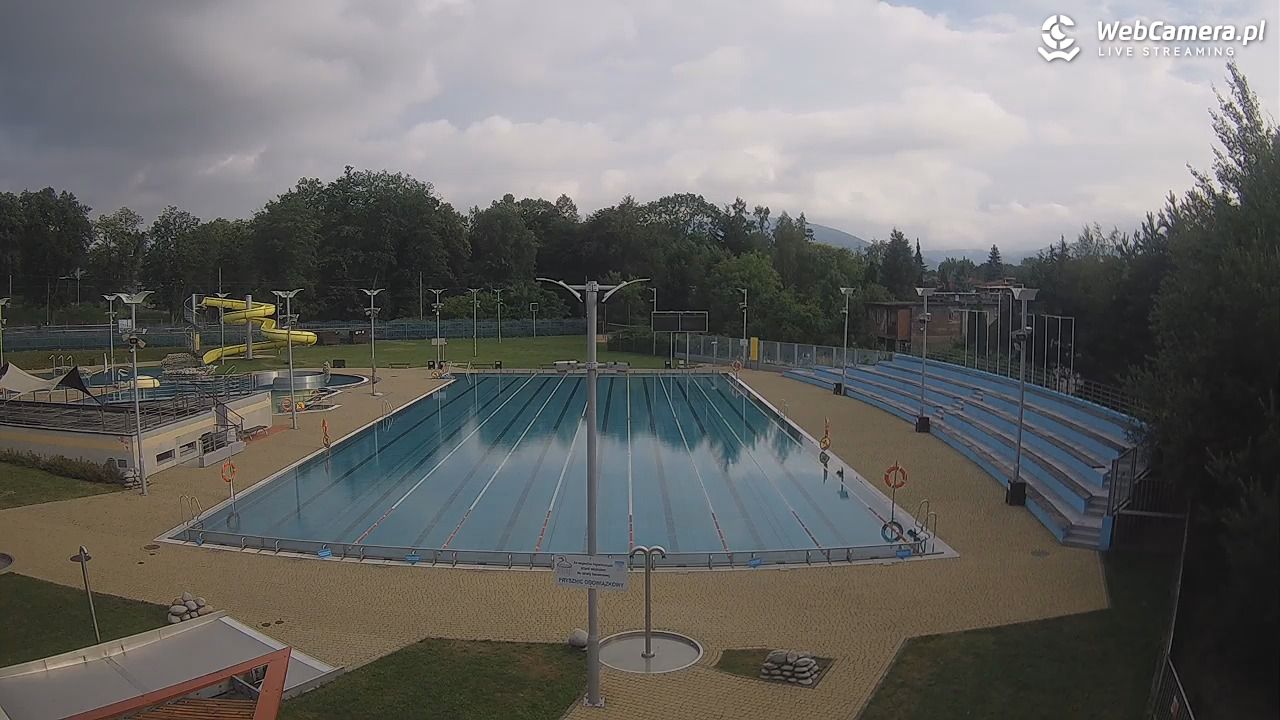 Andrychów - widok na basen - 12 lipiec 2026, 17:51