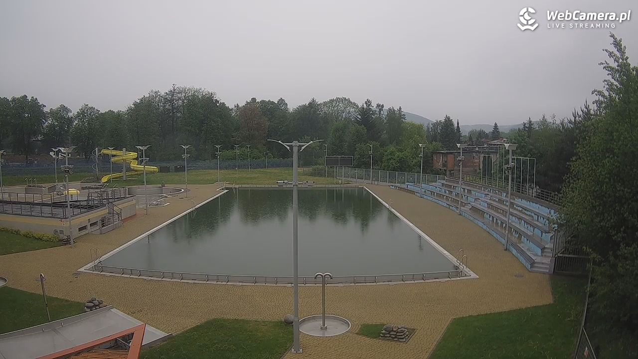 Andrychów - widok na basen - 17 maj 2026, 09:51
