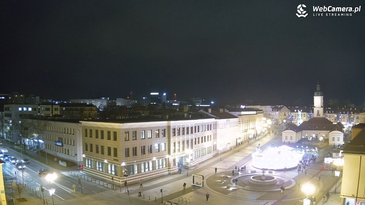 BIAŁYSTOK - widok na Rynek Kościuszki NOWOŚĆ - 22 grudzień 2025, 17:37