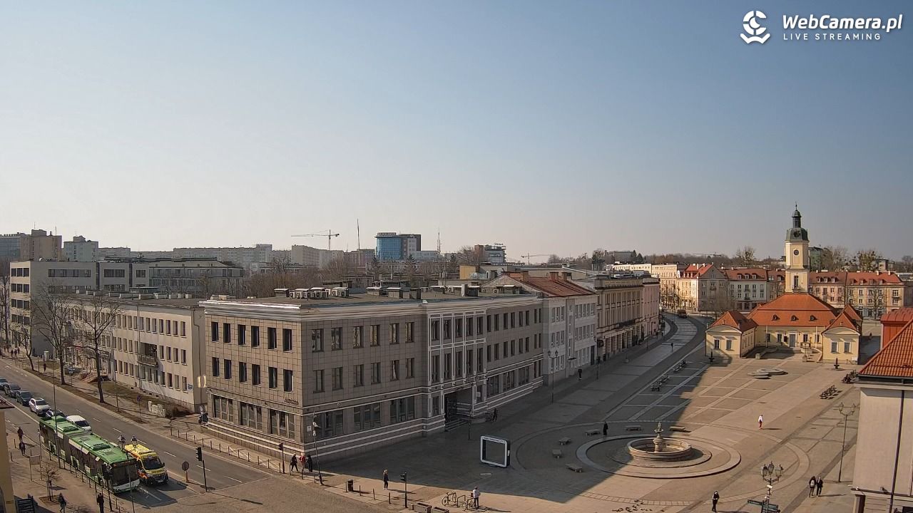 BIAŁYSTOK - widok na Rynek Kościuszki NOWOŚĆ - 13 marzec 2026, 10:39
