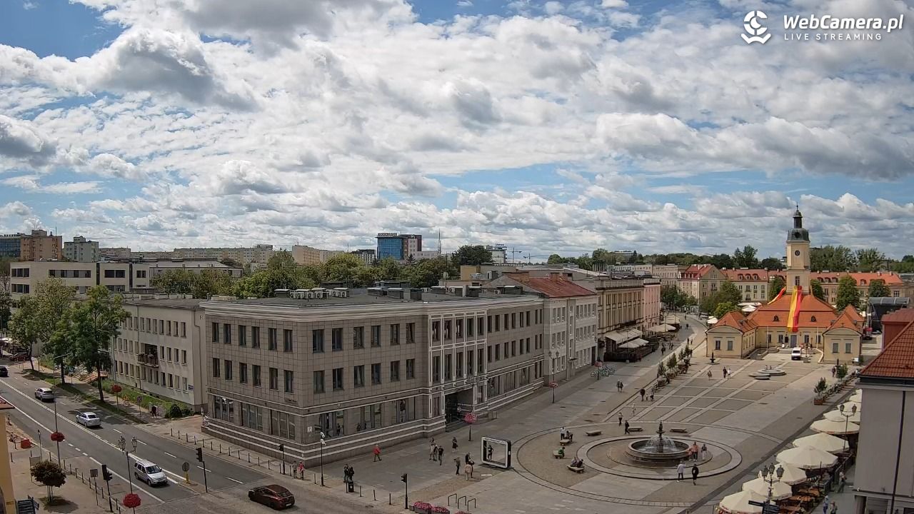 BIAŁYSTOK - widok na Rynek Kościuszki NOWOŚĆ - 22 lipiec 2026, 12:18