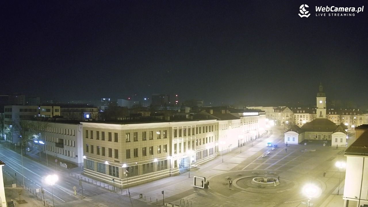 BIAŁYSTOK - widok na Rynek Kościuszki NOWOŚĆ - 08 marzec 2026, 03:37