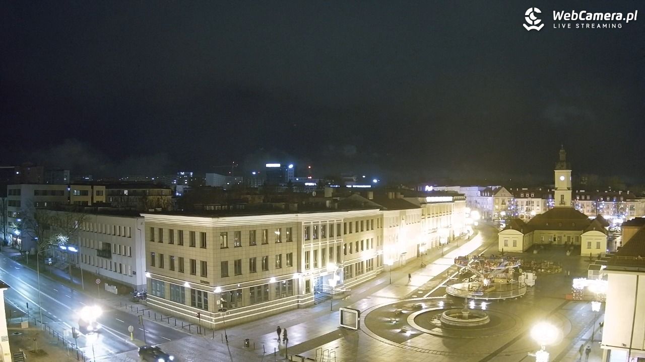 BIAŁYSTOK - widok na Rynek Kościuszki NOWOŚĆ - 12 grudzień 2025, 23:22