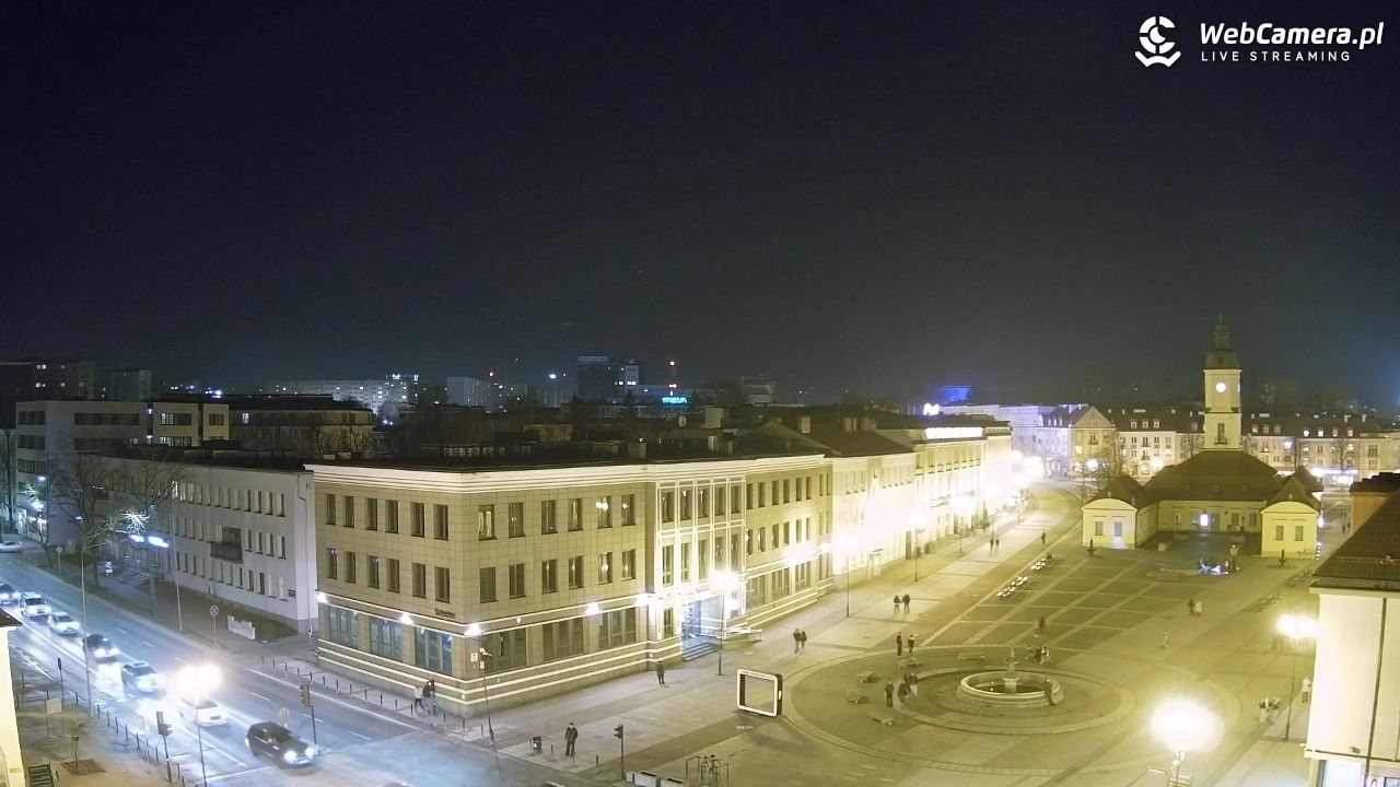 BIAŁYSTOK - widok na Rynek Kościuszki NOWOŚĆ - 07 marzec 2026, 19:13