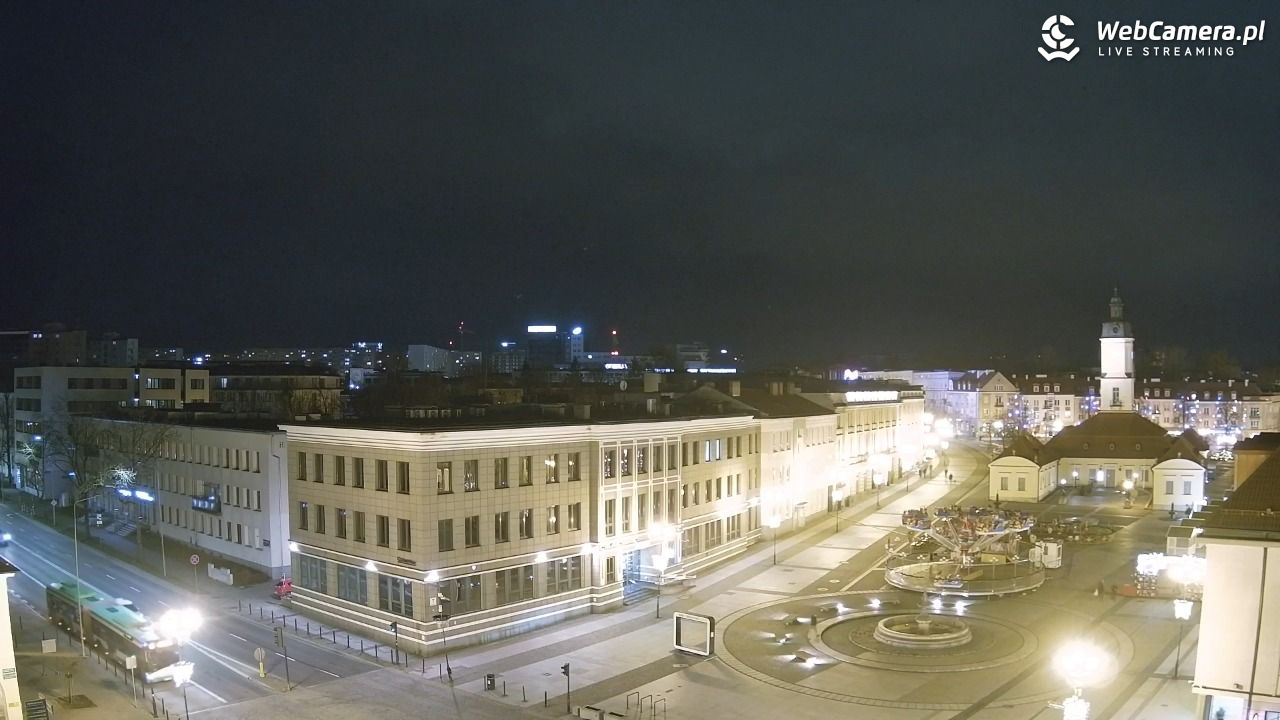 BIAŁYSTOK - widok na Rynek Kościuszki NOWOŚĆ - 22 grudzień 2025, 21:37