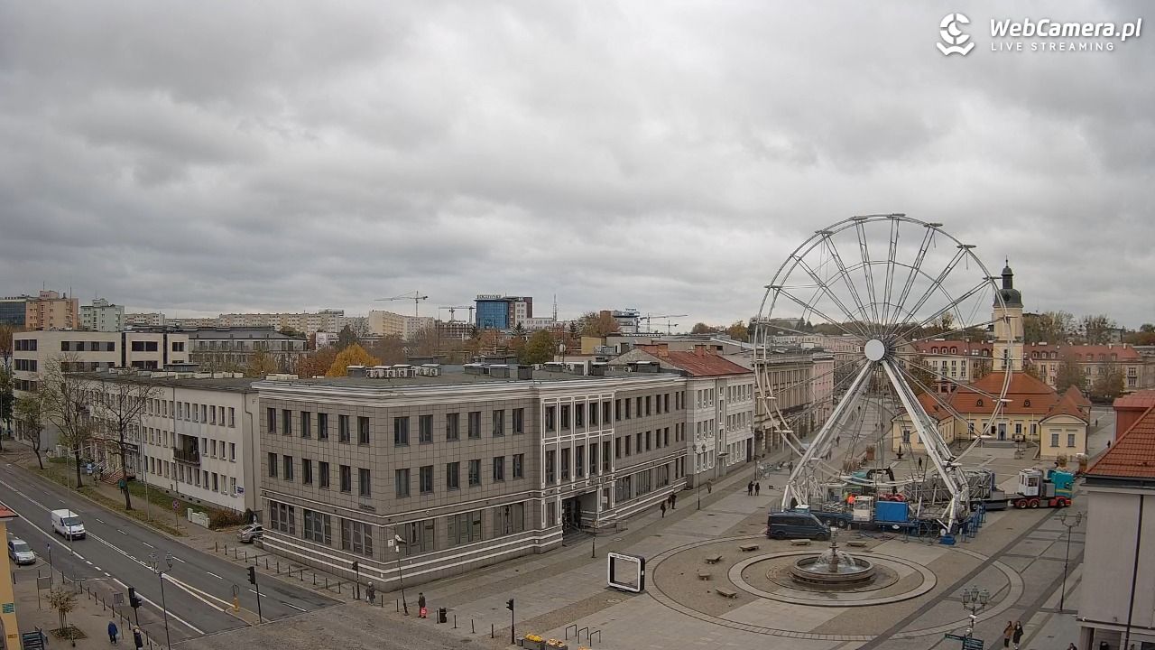 BIAŁYSTOK - widok na Rynek Kościuszki NOWOŚĆ - 27 październik 2025, 11:14