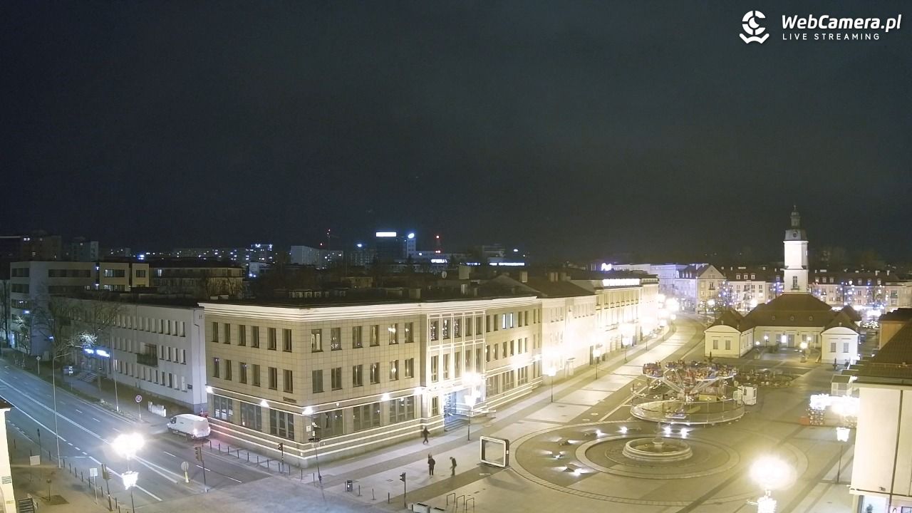 BIAŁYSTOK - widok na Rynek Kościuszki NOWOŚĆ - 22 grudzień 2025, 21:34