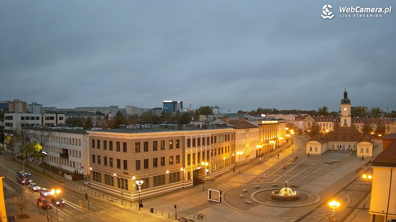BIAŁYSTOK - widok na Rynek Kościuszki NOWOŚĆ - 21 październik 2026, 04:47