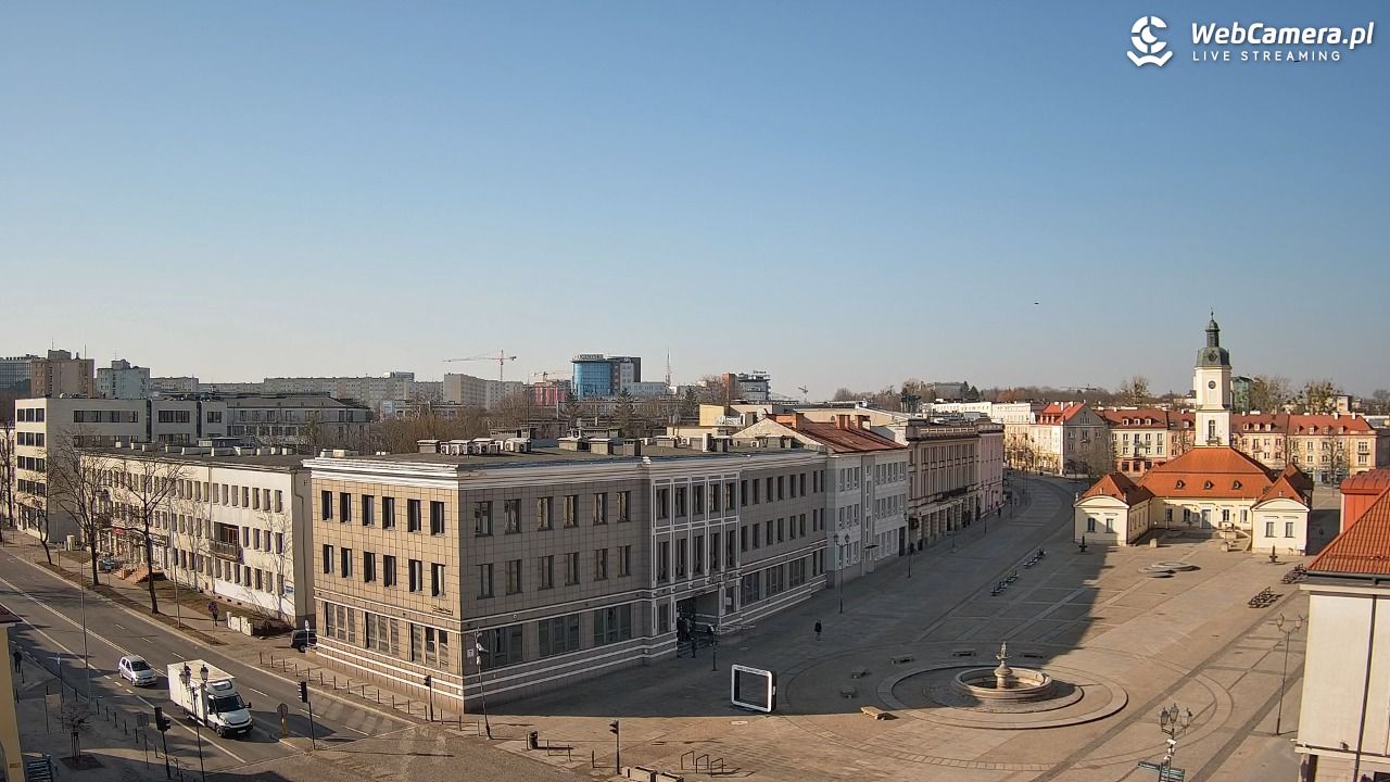 BIAŁYSTOK - widok na Rynek Kościuszki NOWOŚĆ - 10 marzec 2026, 09:16