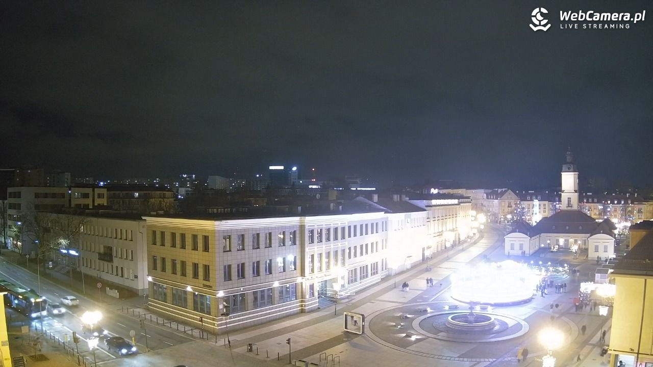 BIAŁYSTOK - widok na Rynek Kościuszki NOWOŚĆ - 14 grudzień 2025, 19:38