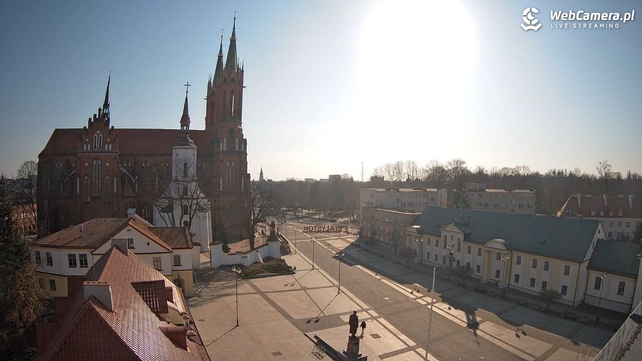 BIAŁYSTOK - widok na Archikatedrę NOWOŚĆ - 14 marzec 2026, 08:47