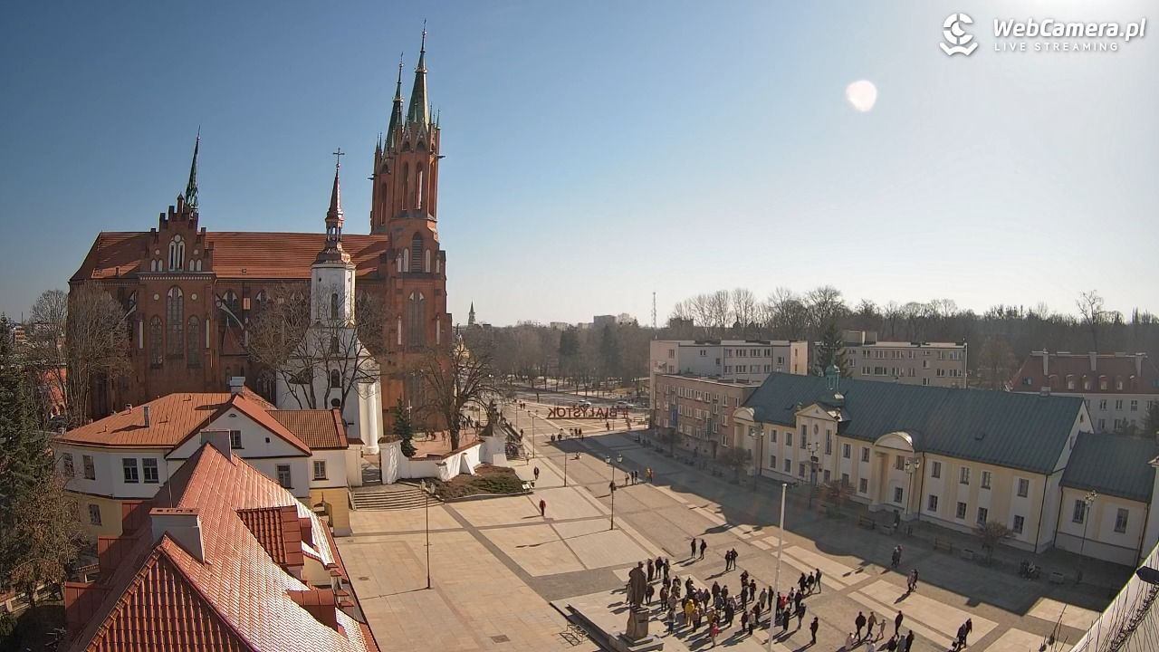 BIAŁYSTOK - widok na Archikatedrę NOWOŚĆ - 15 marzec 2026, 10:53