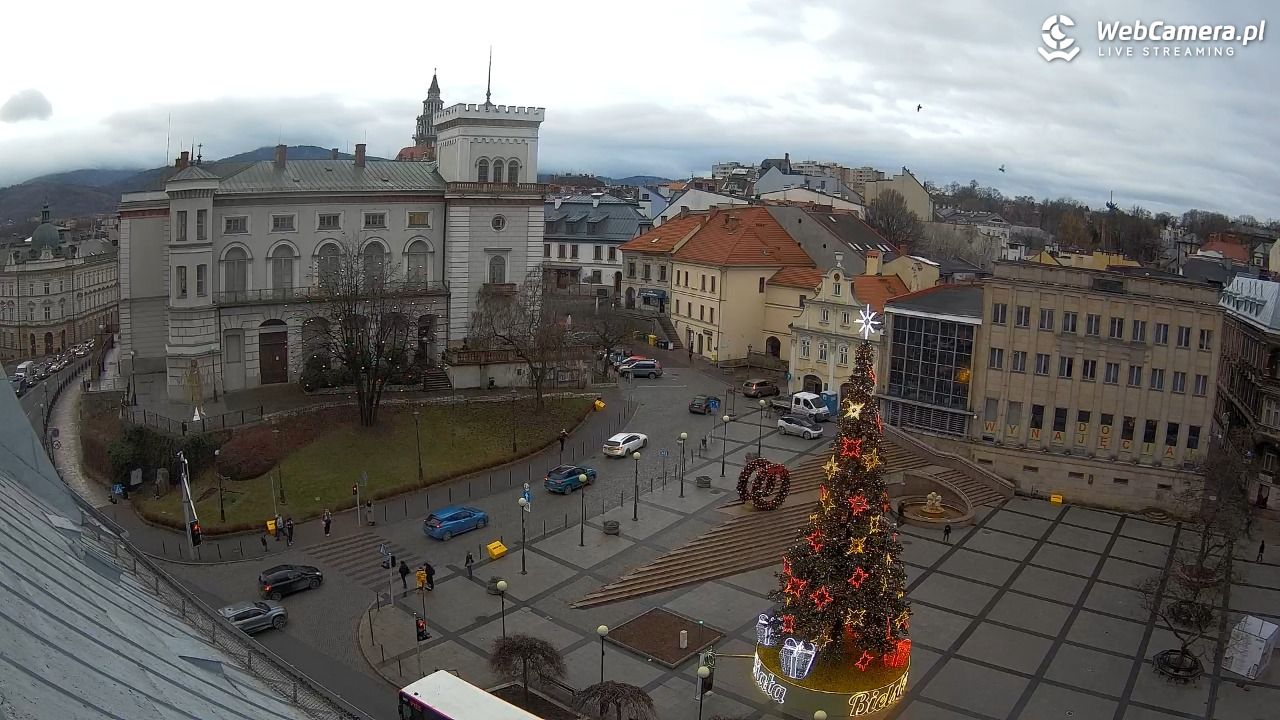 Bielsko-Biała - Plac Bolesława Chrobrego - 09 grudzień 2025, 07:52