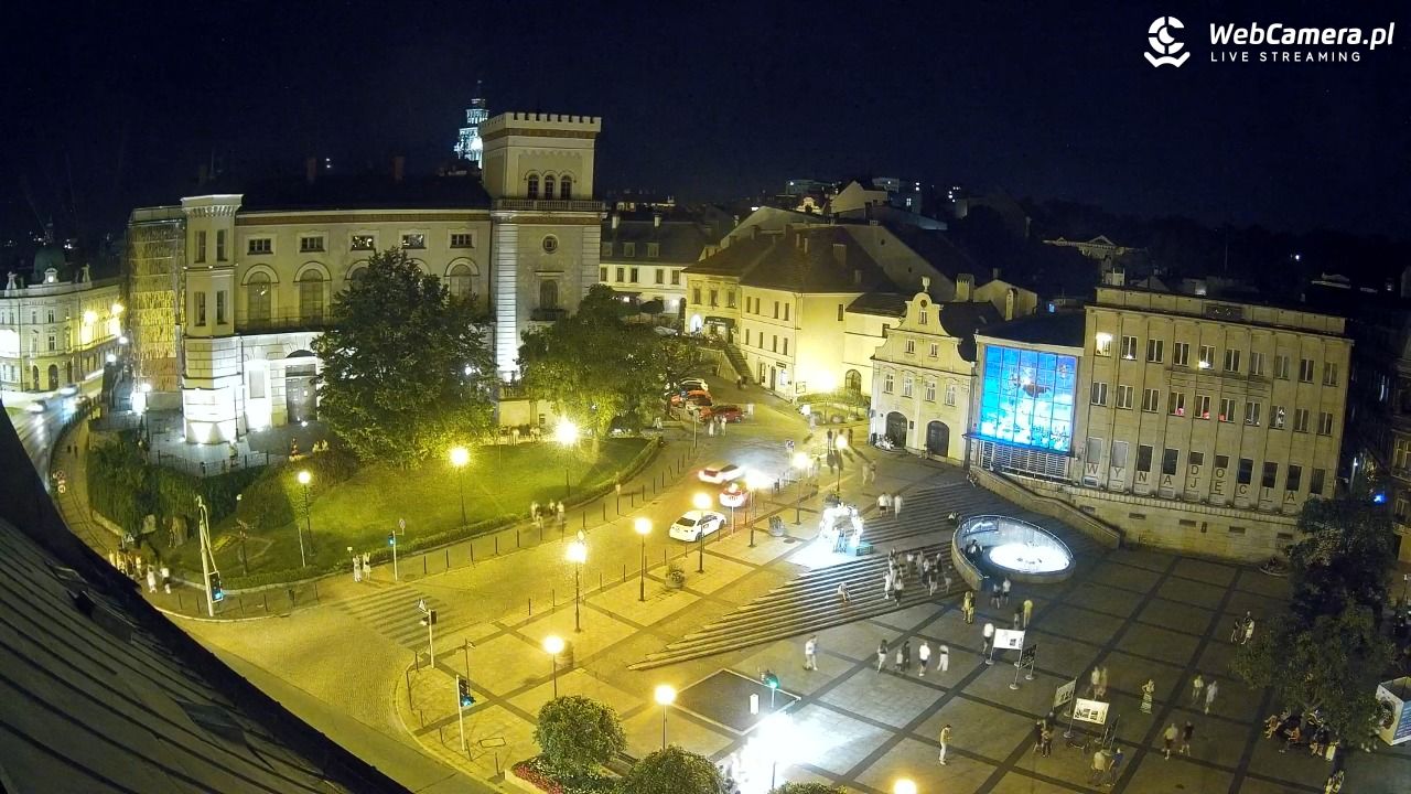 Bielsko-Biała - Plac Bolesława Chrobrego - 31 lipiec 2026, 21:53