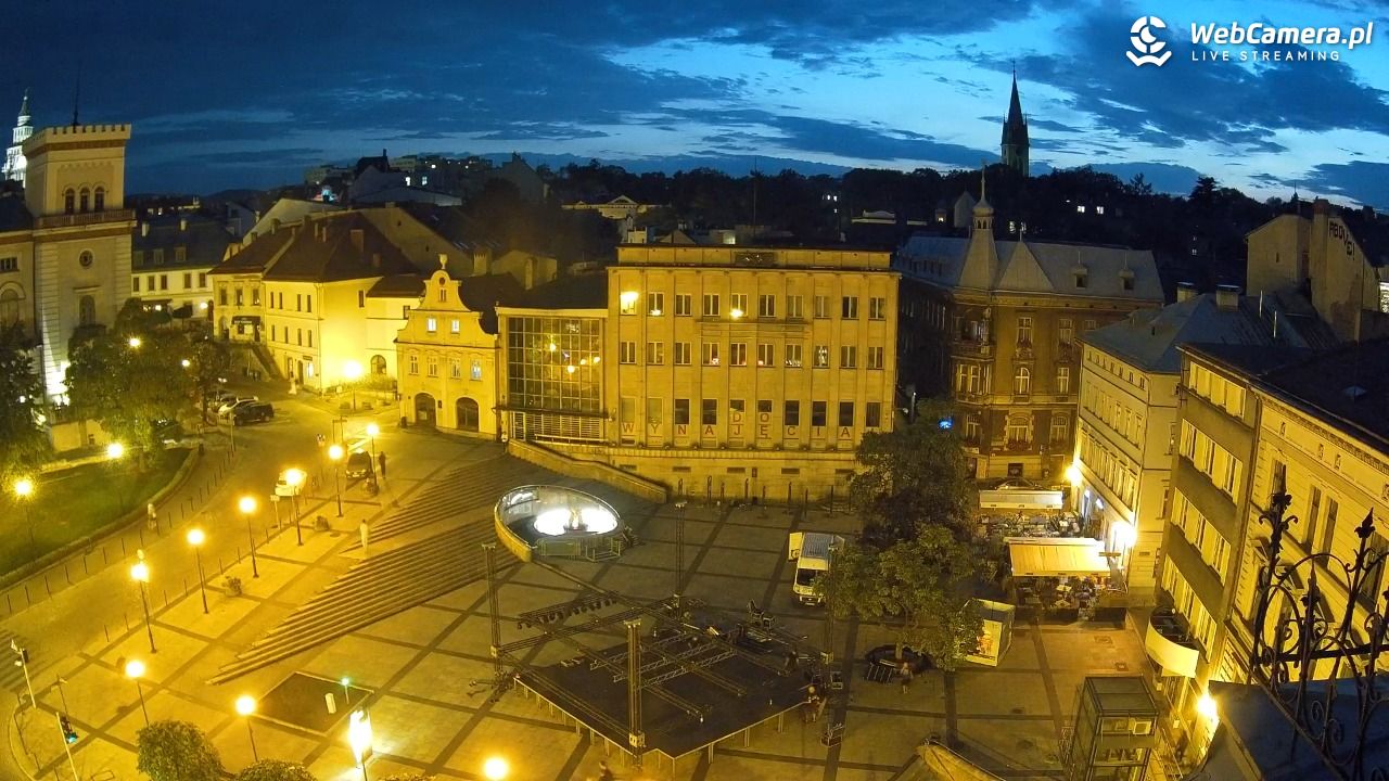 Bielsko-Biała - Plac Bolesława Chrobrego - 27 sierpień 2025, 20:20