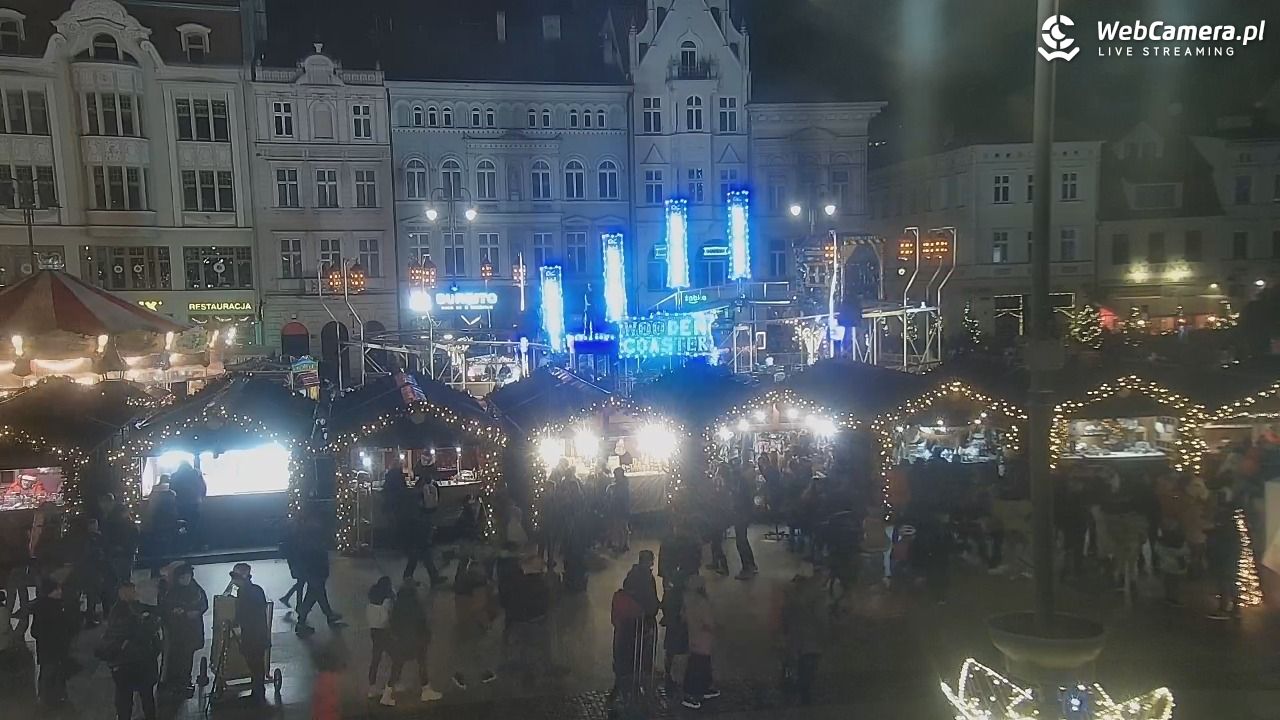 Bydgoszcz - widok na Rynek - 20 grudzień 2025, 18:24