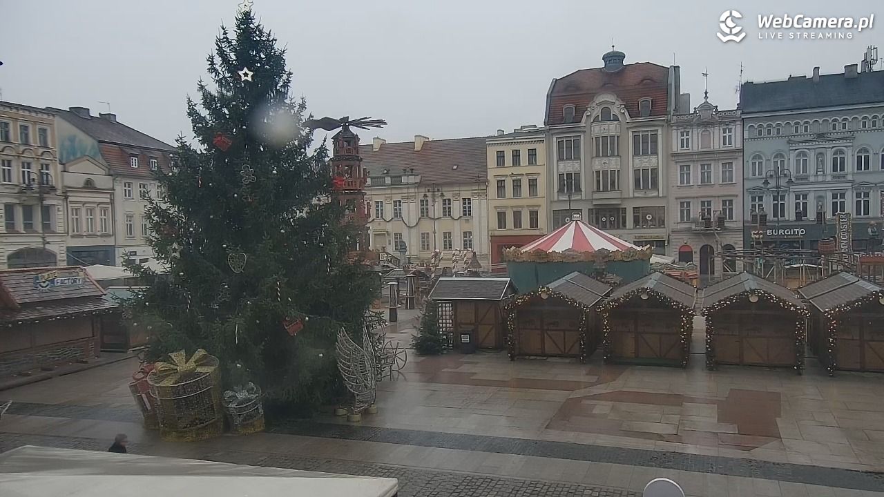 Bydgoszcz - widok na Rynek - 20 grudzień 2025, 09:05