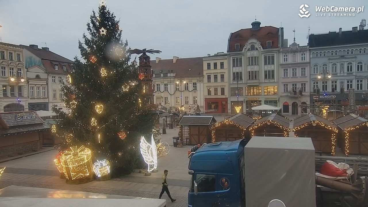 Bydgoszcz - widok na Rynek - 22 grudzień 2025, 08:02