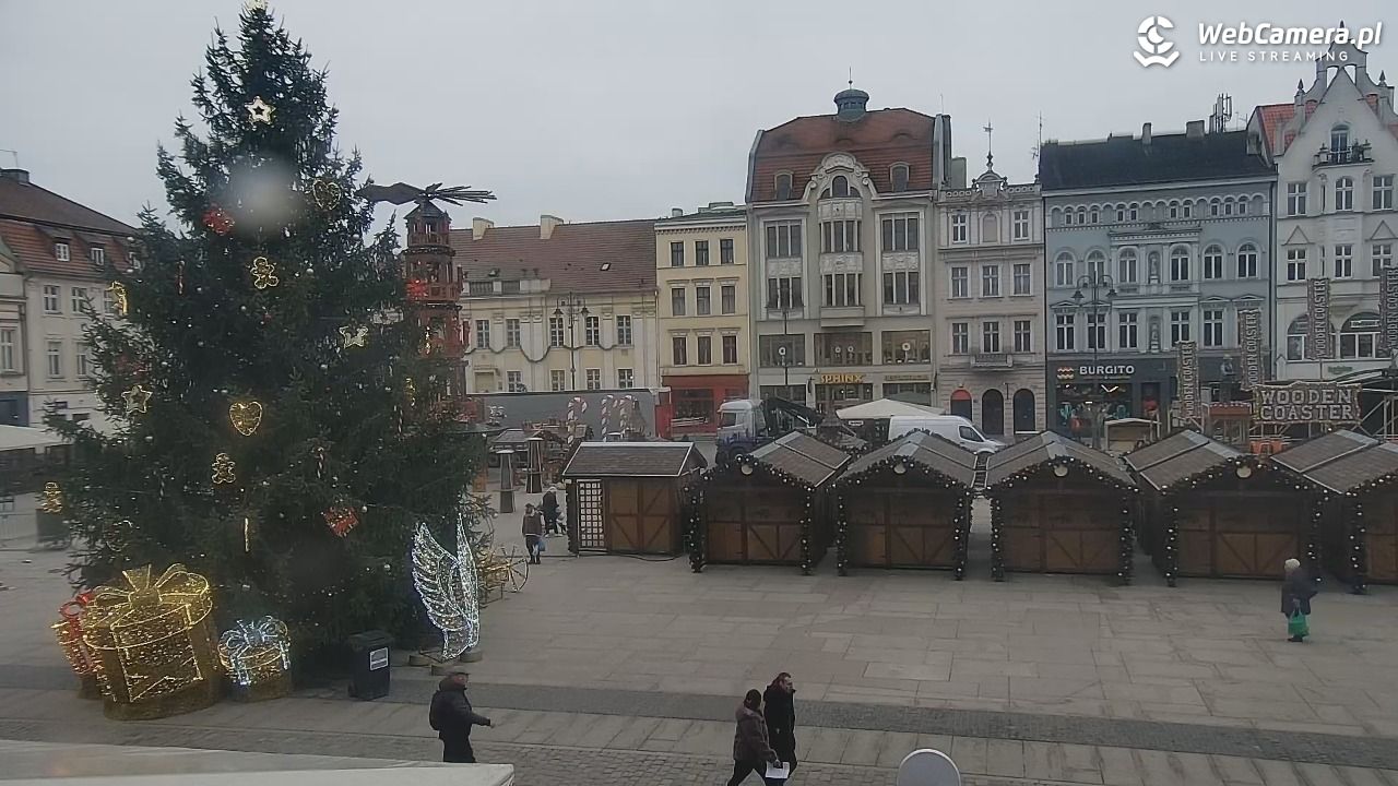 Bydgoszcz - widok na Rynek - 22 grudzień 2025, 14:00