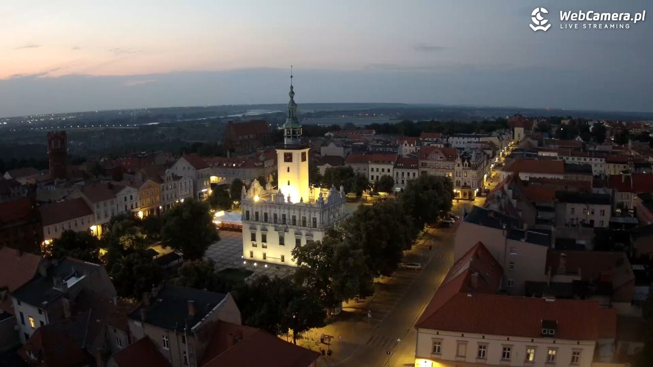 Chełmno - widok na starówkę - 29 czerwiec 2026, 22:05