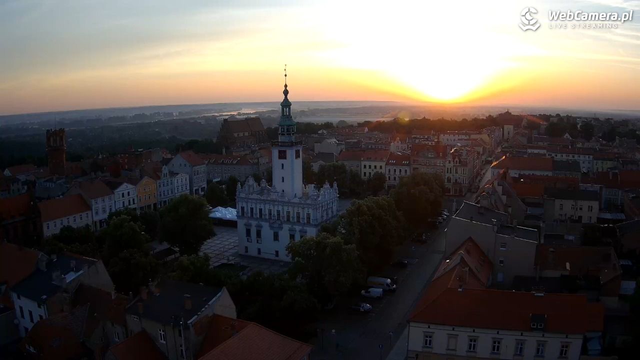 Chełmno - widok na starówkę - 28 czerwiec 2026, 04:40
