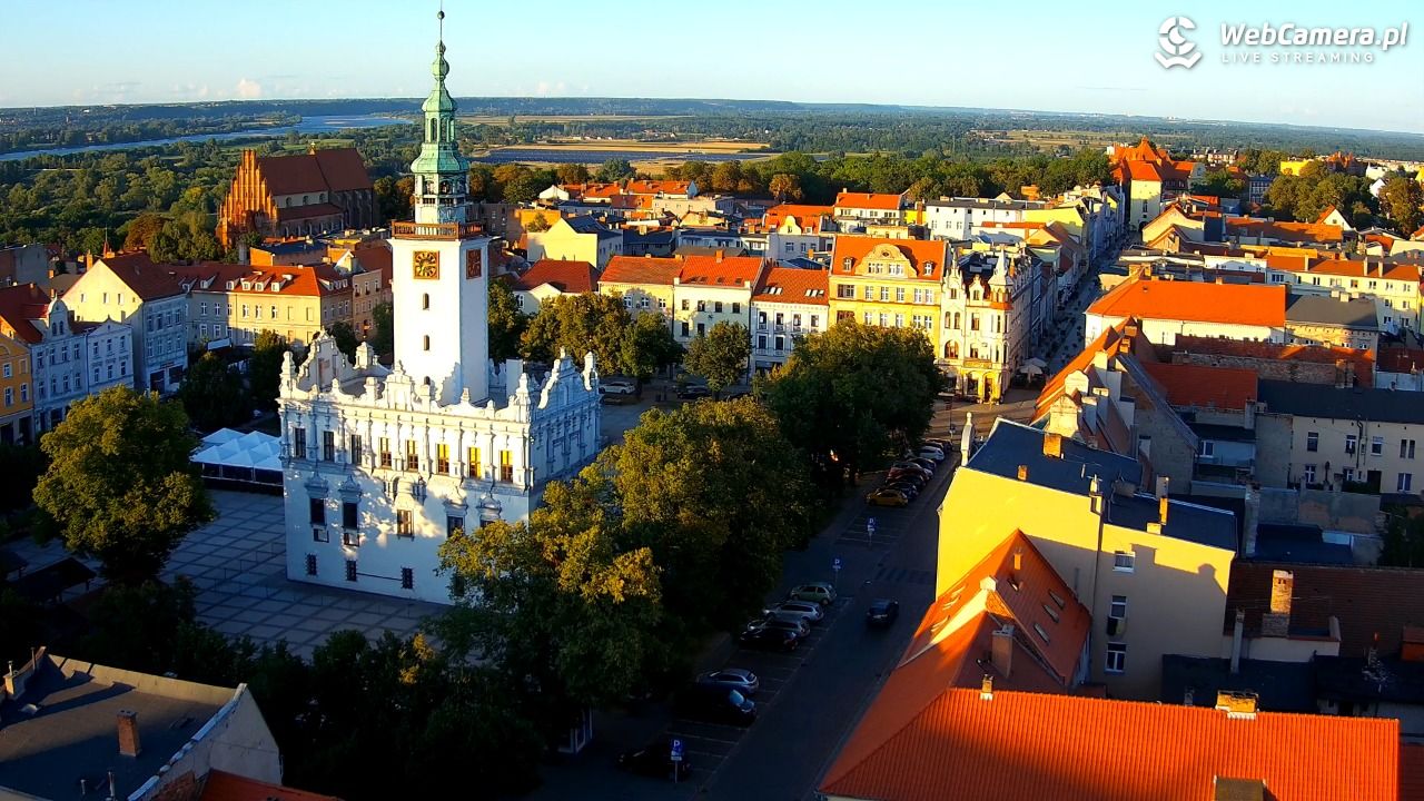 Chełmno - widok na starówkę - 20 sierpień 2025, 19:16
