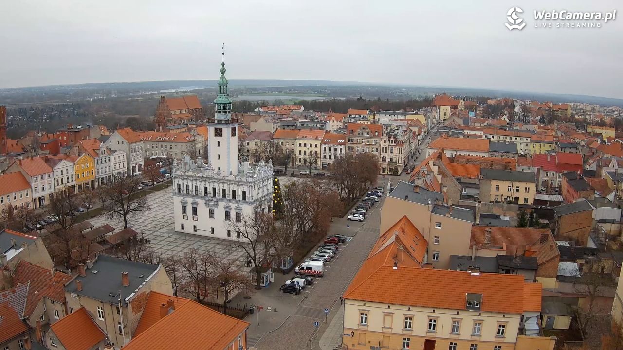 Chełmno - widok na starówkę - 21 grudzień 2025, 09:00