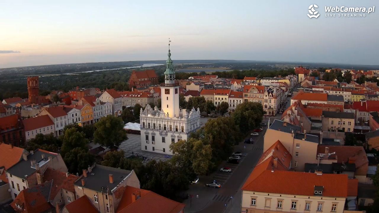 Chełmno - widok na starówkę - 12 sierpień 2026, 20:30