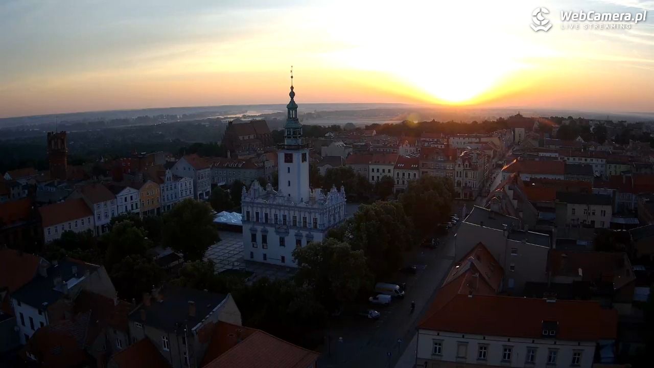 Chełmno - widok na starówkę - 28 czerwiec 2026, 04:40