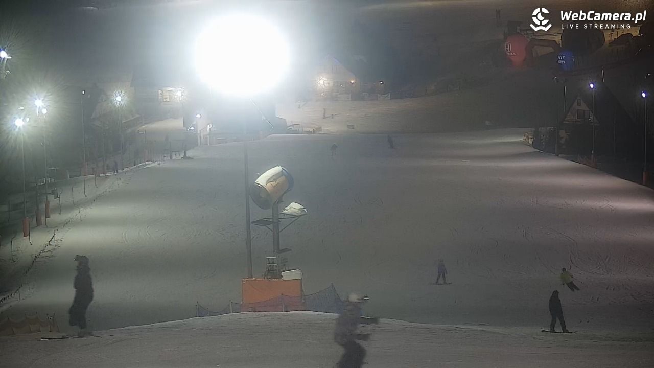 Cieńków - Stacja Narciarska widok z góry - 22 styczeń 2026, 20:13
