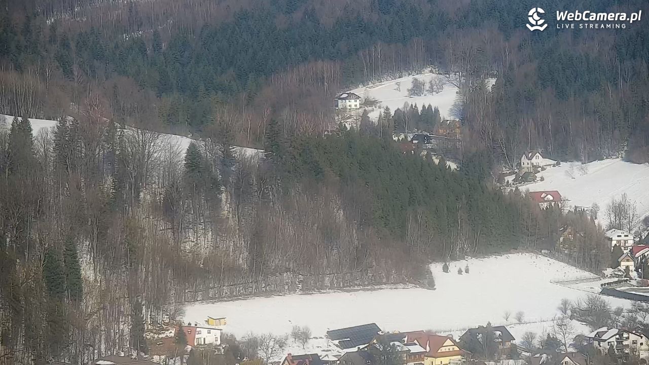 Cieńków - Stacja Narciarska widok z góry - 20 styczeń 2026, 11:28