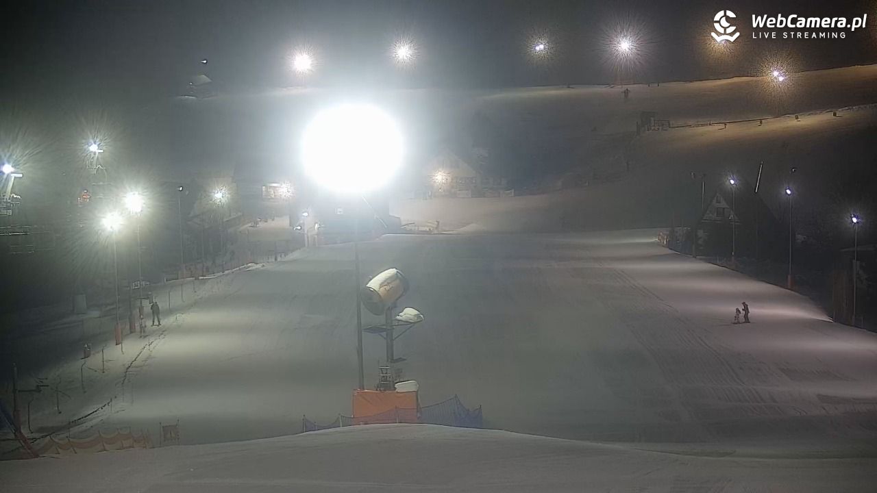 Cieńków - Stacja Narciarska widok z góry - 19 styczeń 2026, 17:06