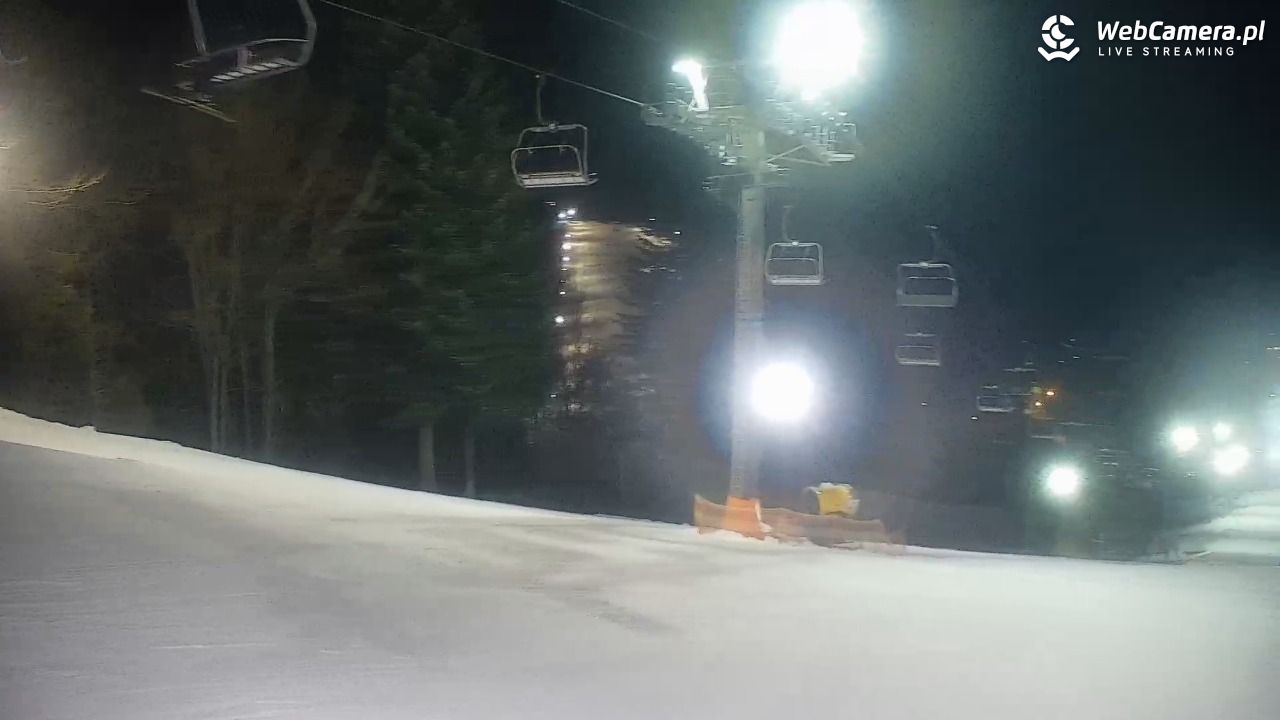 Cieńków - Stacja Narciarska widok z góry - 19 styczeń 2026, 19:46