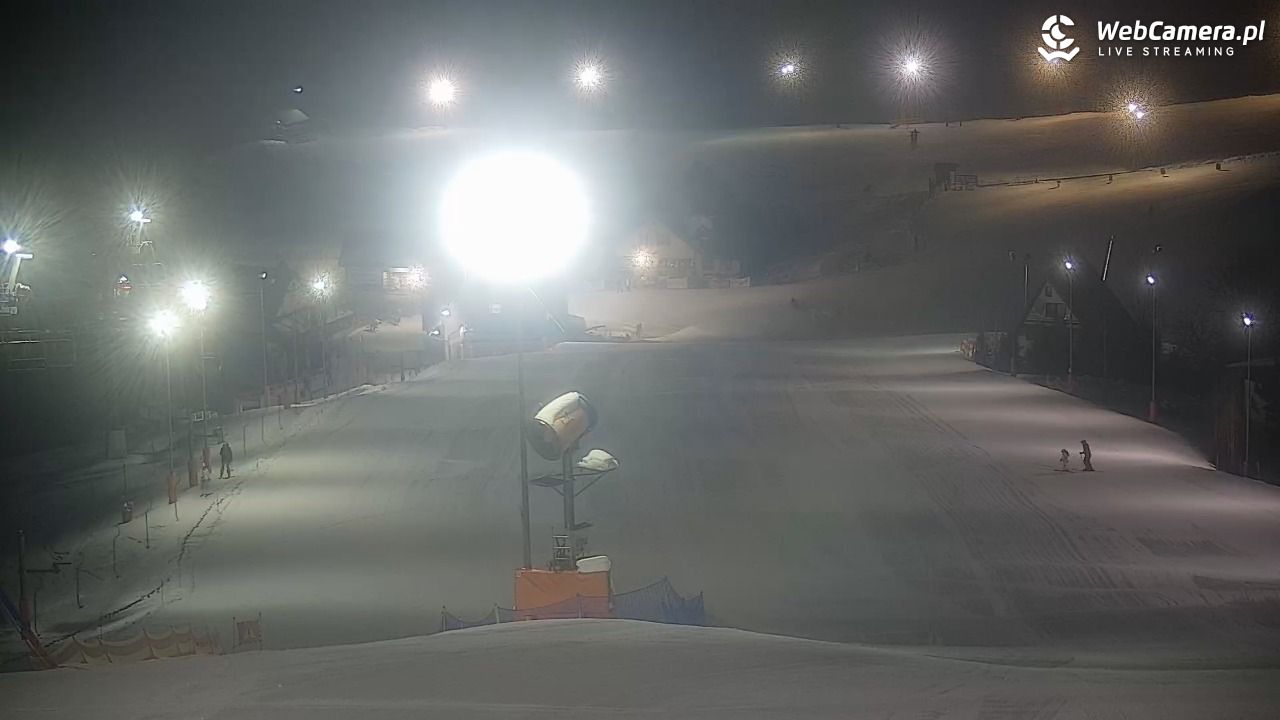 Cieńków - Stacja Narciarska widok z góry - 19 styczeń 2026, 17:06