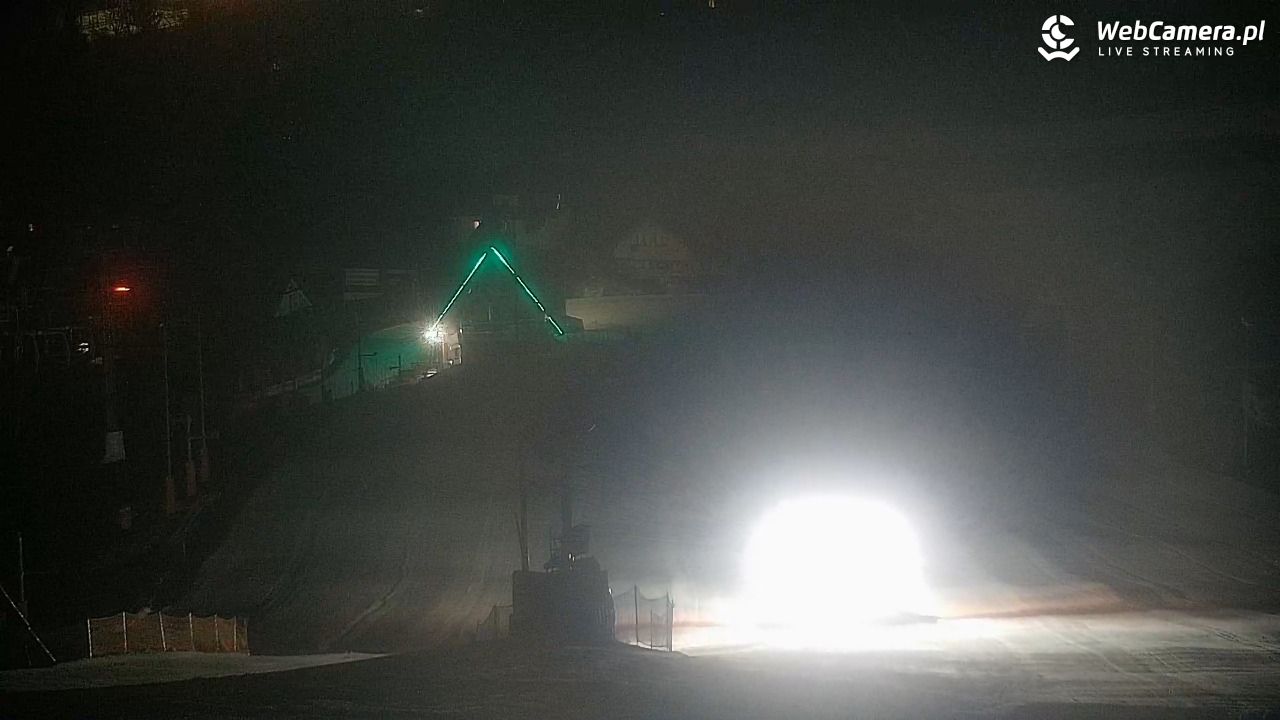 Cieńków - Stacja Narciarska widok z góry - 08 marzec 2026, 19:29