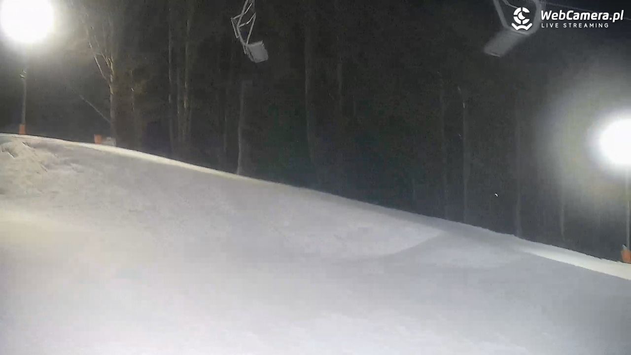 Cieńków - Stacja Narciarska widok z góry - 21 styczeń 2026, 21:03