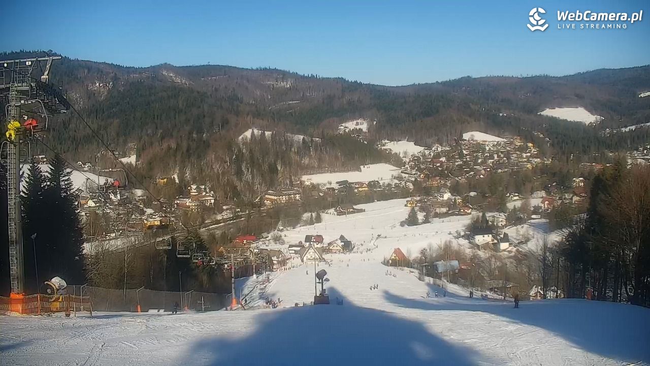 Cieńków - Stacja Narciarska widok z góry - 20 styczeń 2026, 11:49