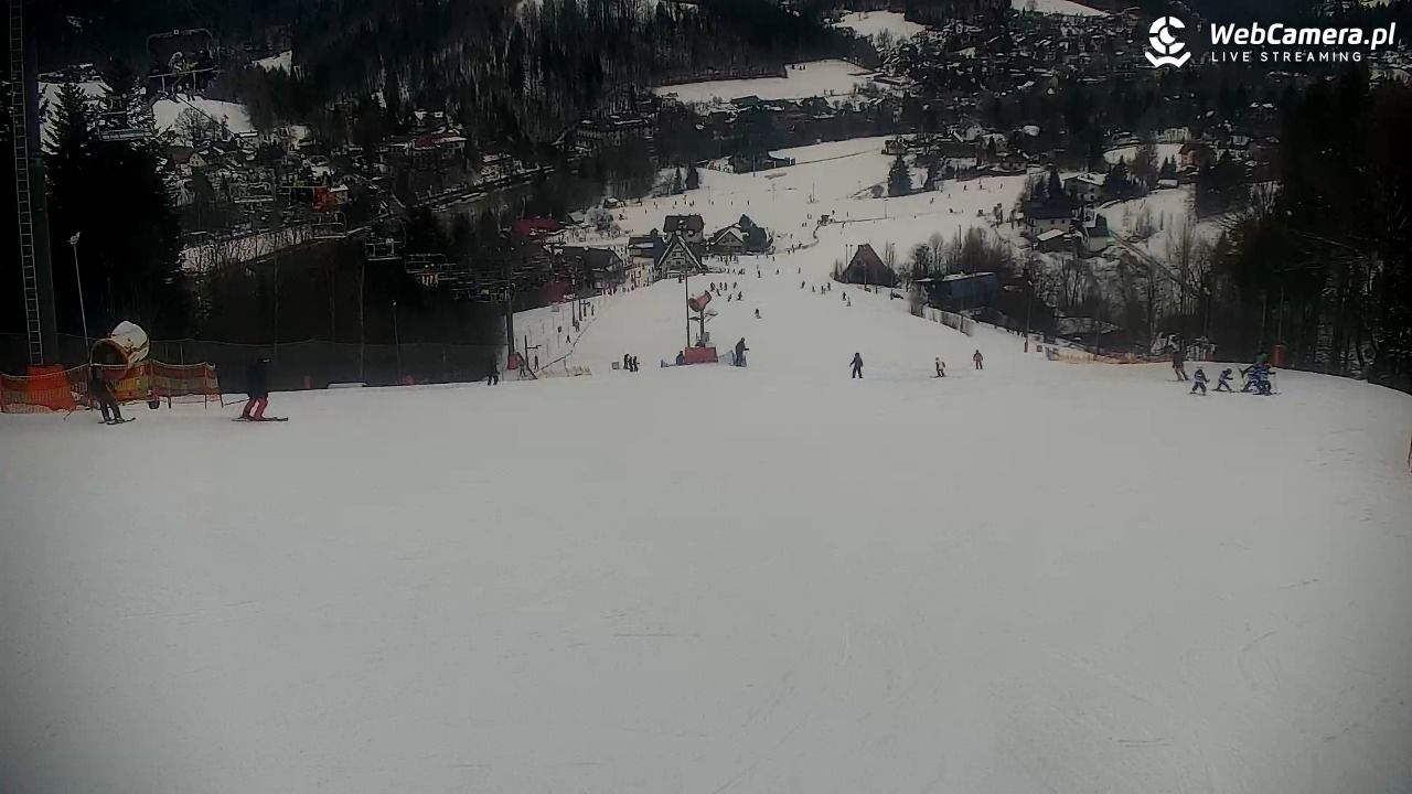 Cieńków - Stacja Narciarska widok z góry - 22 styczeń 2026, 11:08