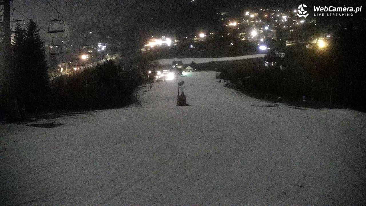 Cieńków - Stacja Narciarska widok z góry - 07 grudzień 2025, 20:26