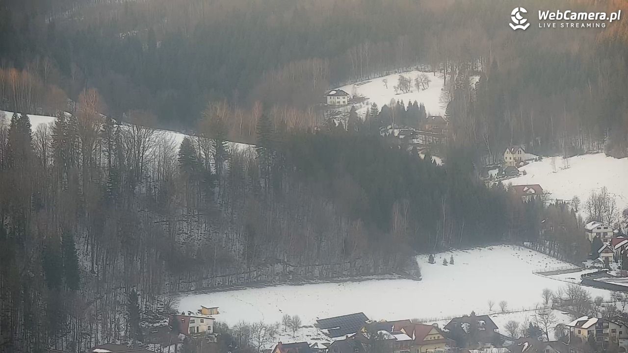 Cieńków - Stacja Narciarska widok z góry - 20 styczeń 2026, 15:58