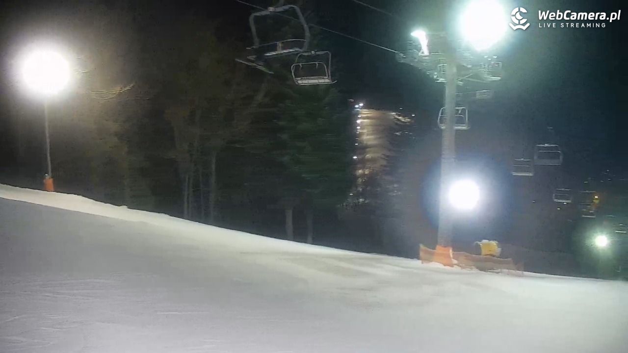 Cieńków - Stacja Narciarska widok z góry - 19 styczeń 2026, 19:46