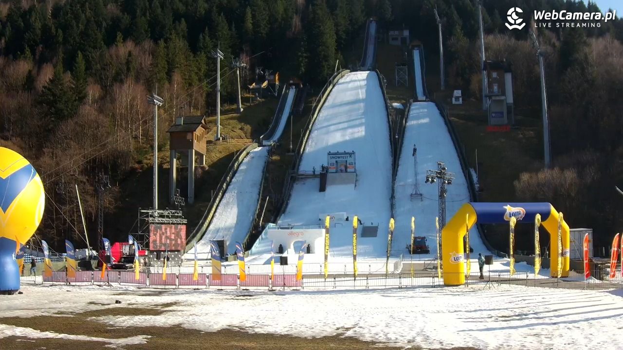 COS SZCZYRK - widok na skocznie NOWOŚĆ - 06 marzec 2026, 14:53