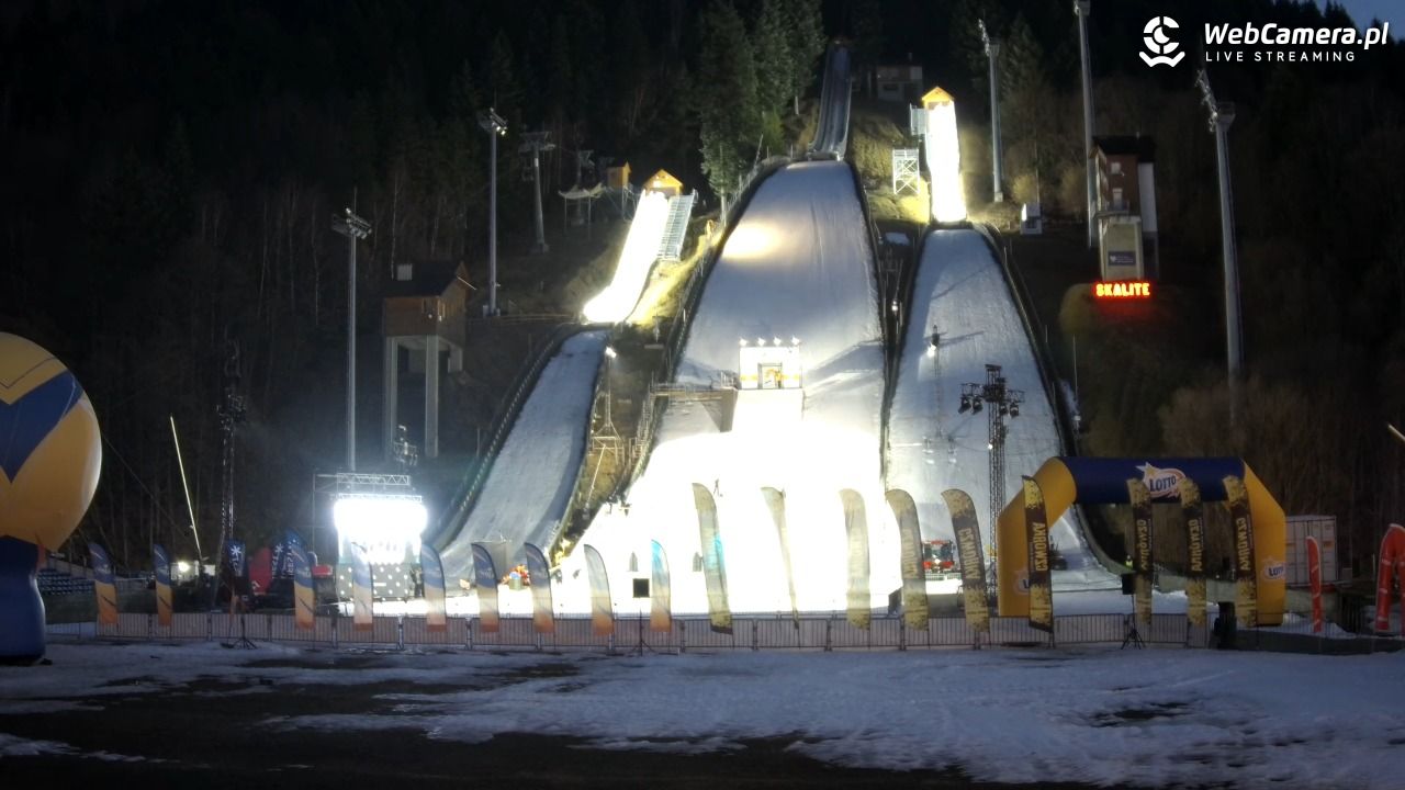 COS SZCZYRK - widok na skocznie NOWOŚĆ - 07 marzec 2026, 18:05
