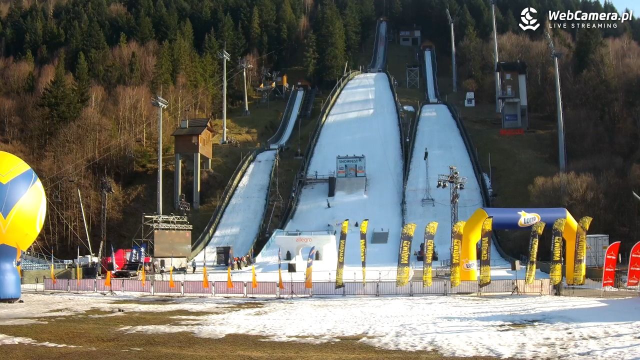 COS SZCZYRK - widok na skocznie NOWOŚĆ - 07 marzec 2026, 15:36